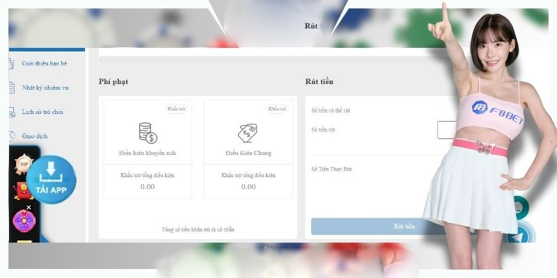 Hướng dẫn Rút tiền F8BET